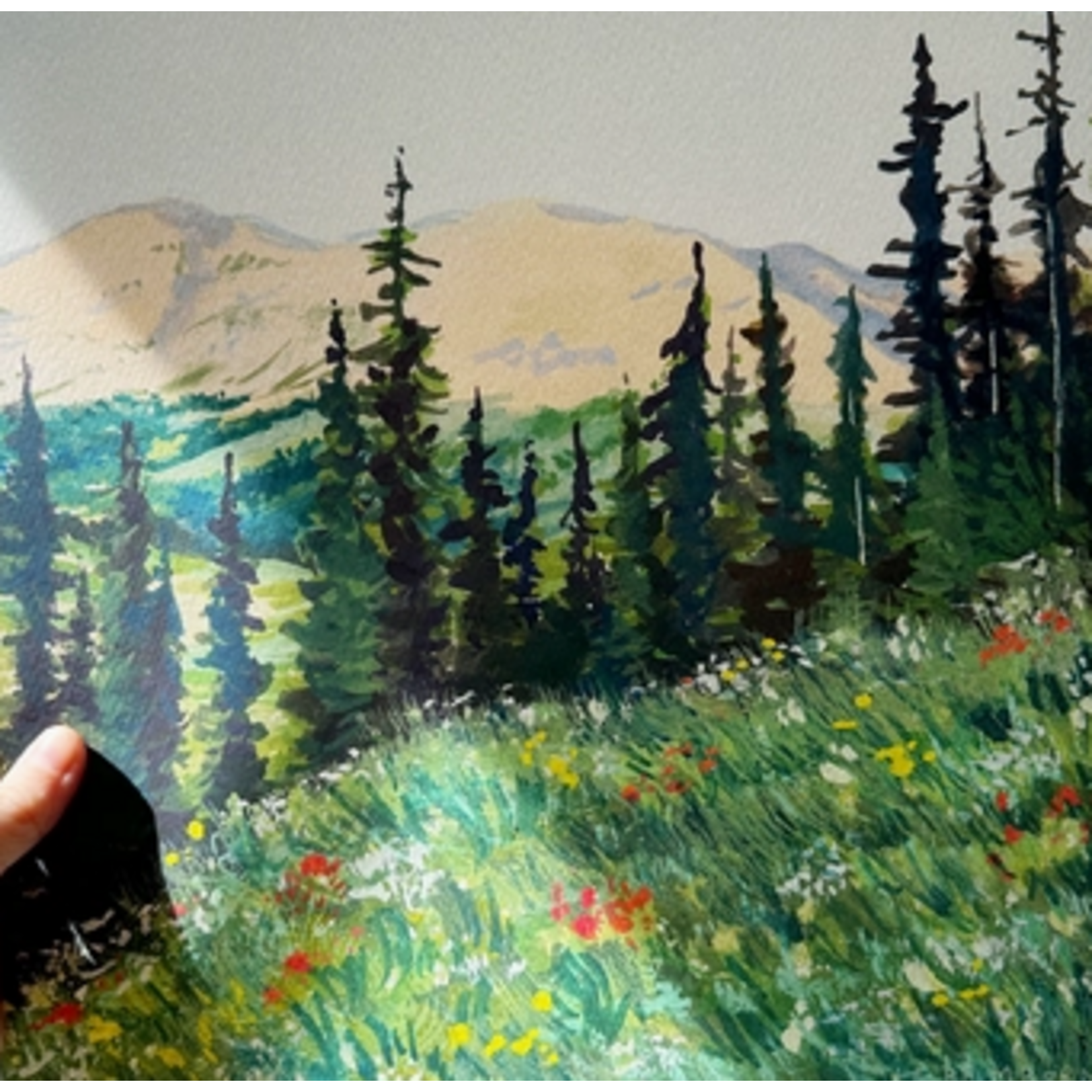 Beimborn Art Beimborn Art Consider the Wildflowers 8X8