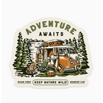 Keep Nature Wild KNW Adventure Awaits | Sticker