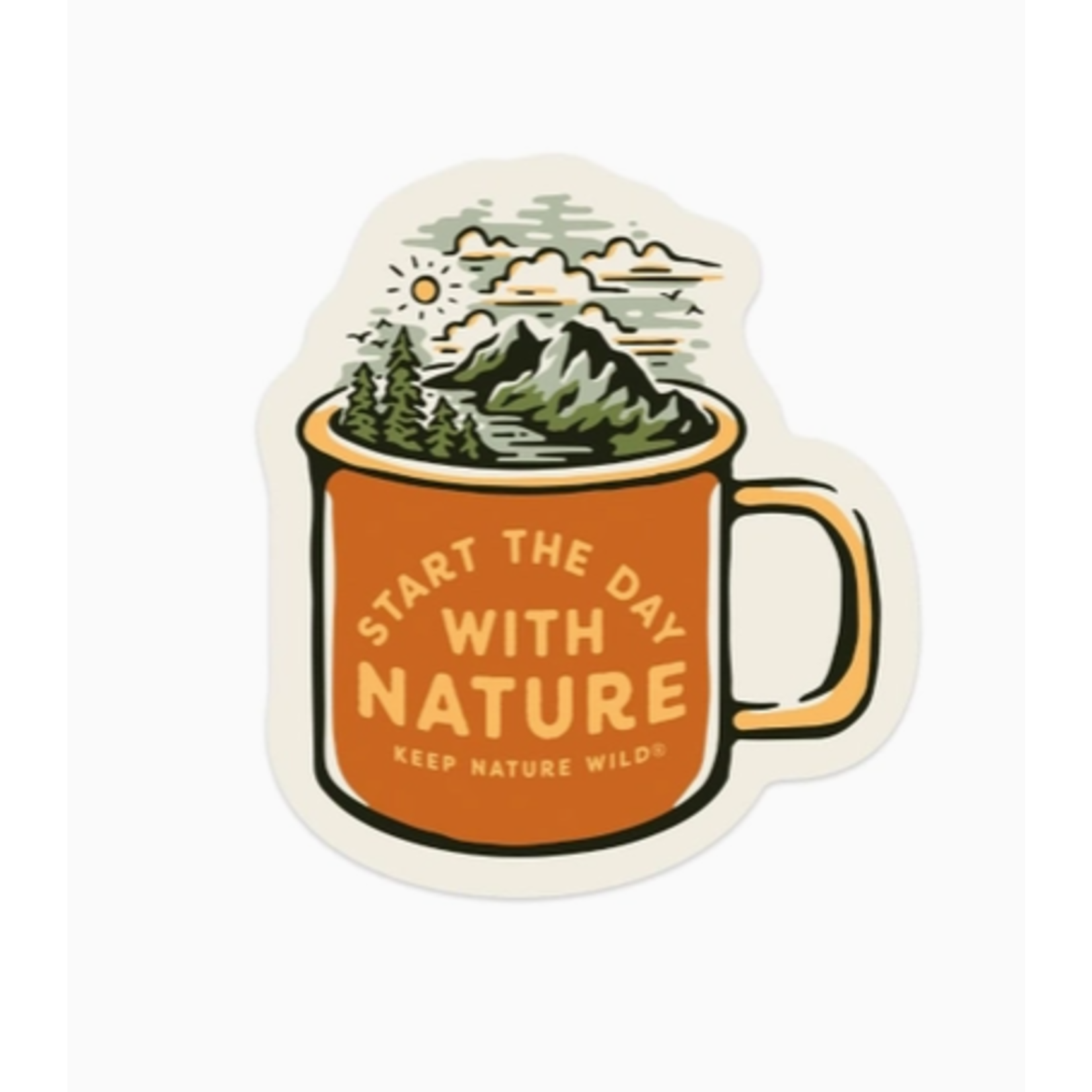 Keep Nature Wild KNW Start with Nature | Sticker