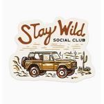 Keep Nature Wild KNW Stay Wild Social Club | Sticker