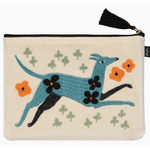 Danica Studio Danica Stuido Dogwood Embroidered Flat Pouch