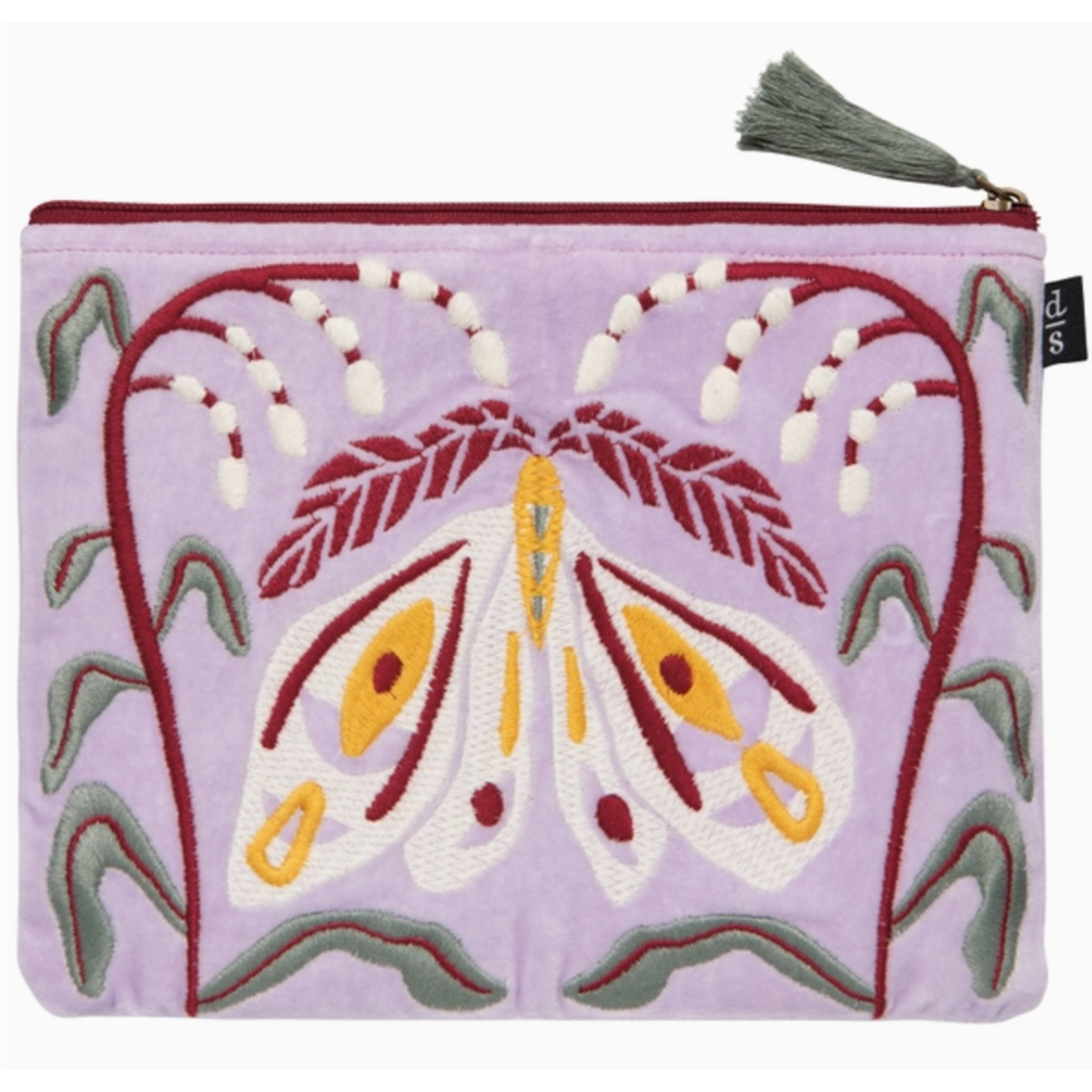 Danica Studio Danica Studio Nocturna Embroidered Flat Pouch