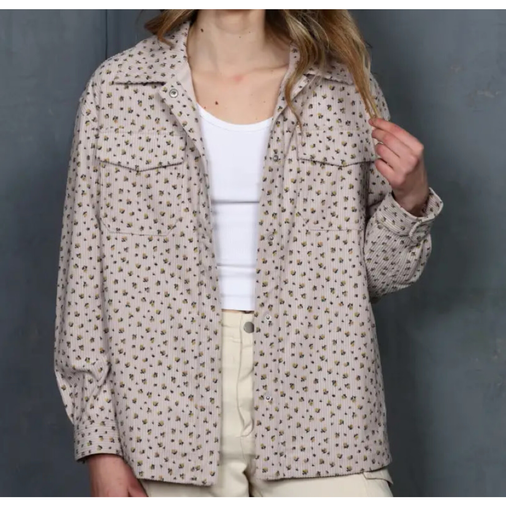 26 International 26 Int Flower Printer Courd Jacket