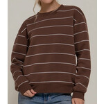 Active Basics AB Stripe Inner Fleece Sweatshirt