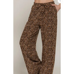 Active Basics AB  Elastic Waistband Print Long Pants