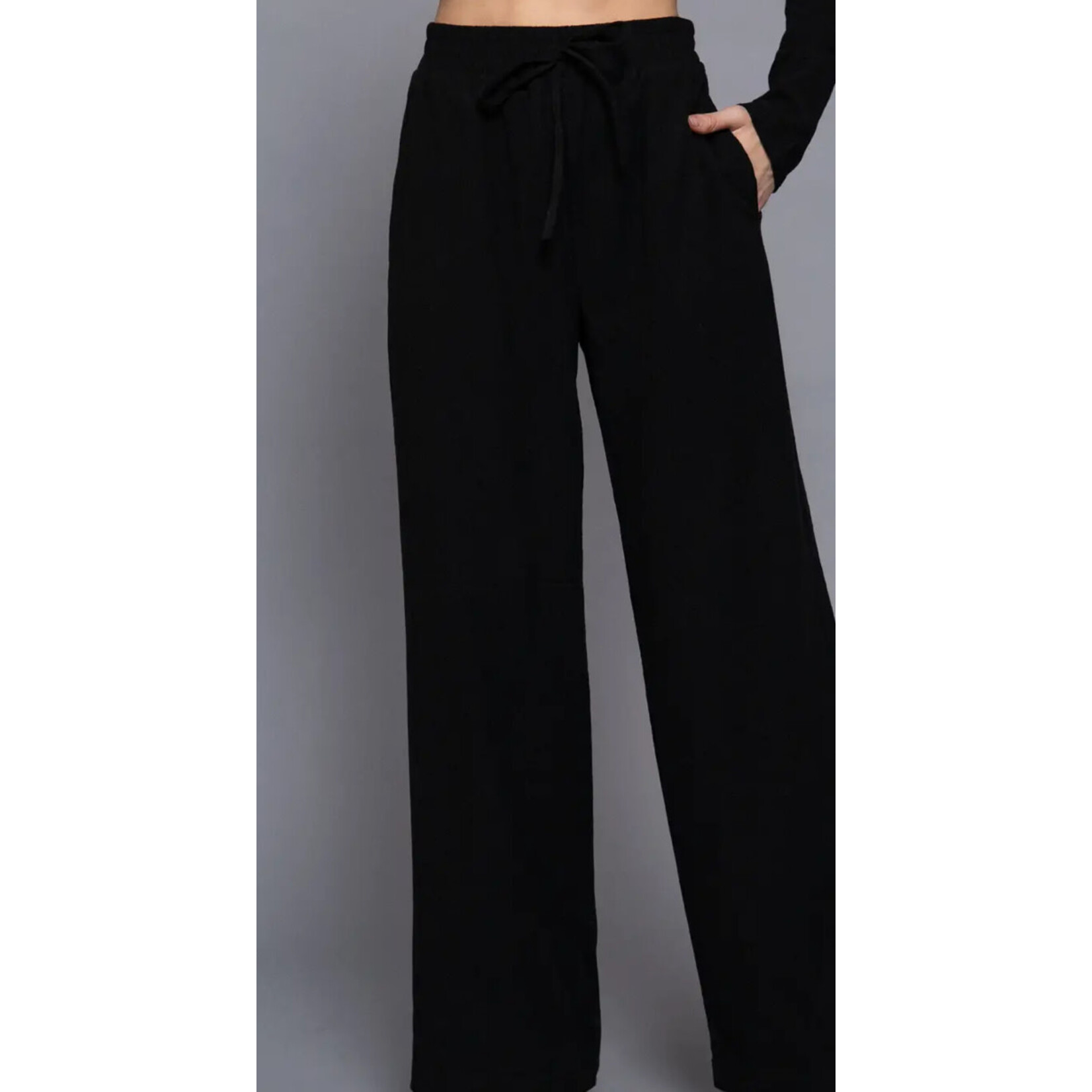 Active Basics AB Two-Tone Texture Knit Long Pants