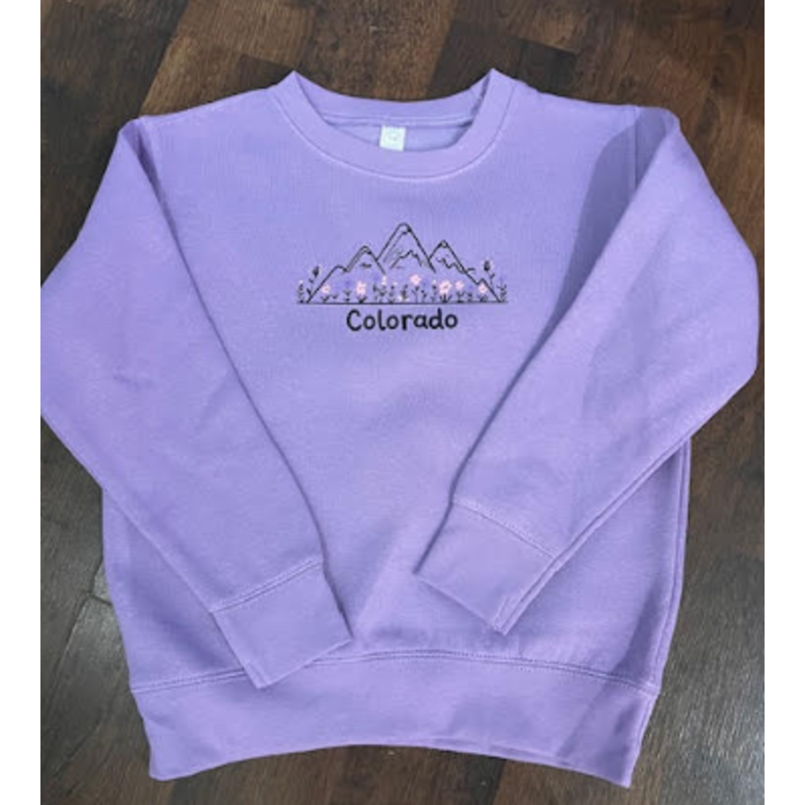 Mountain Standard Time Apparel MST Colorado Floral Toddler Crewneck