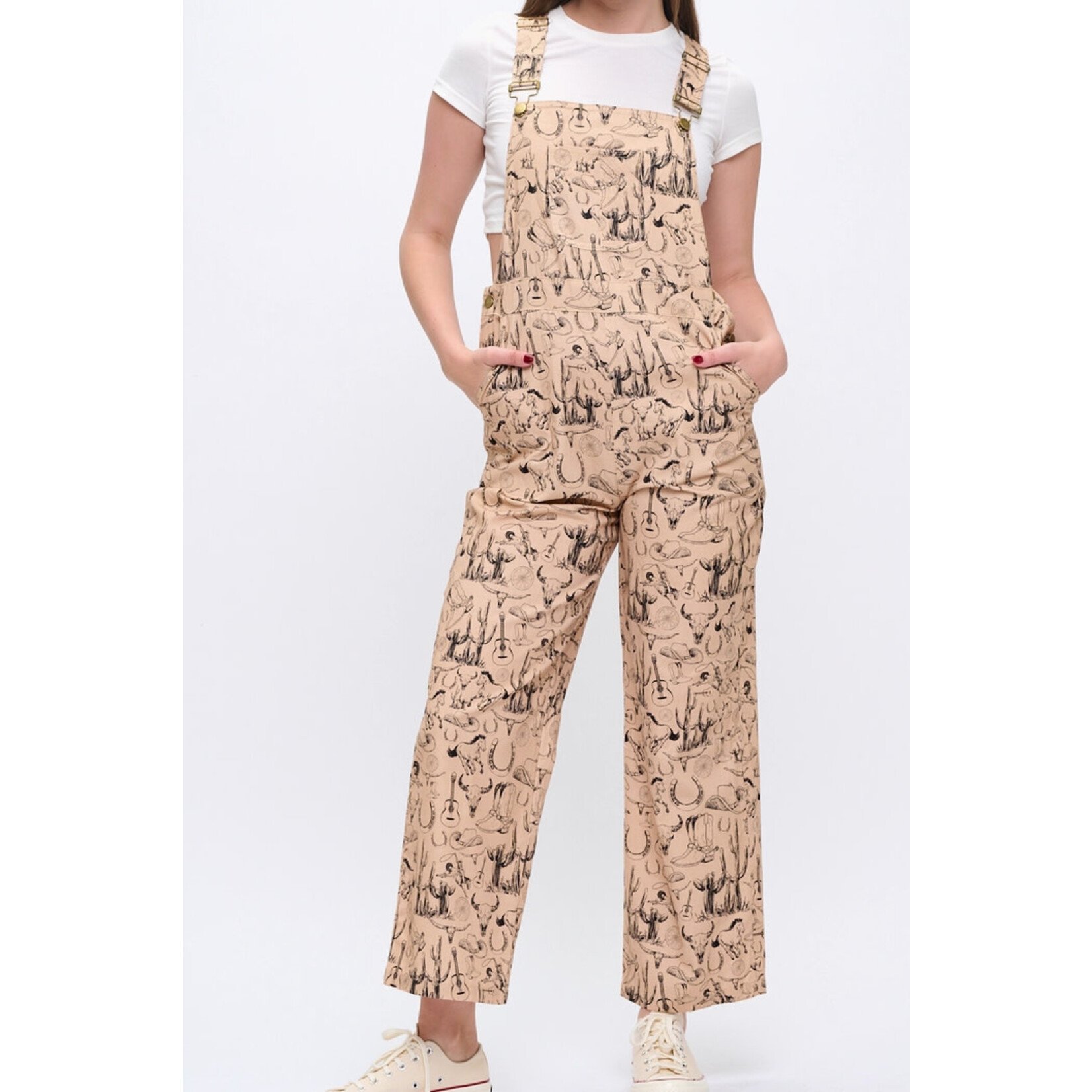 SM Wardrobe SMW Horse Print Overalls