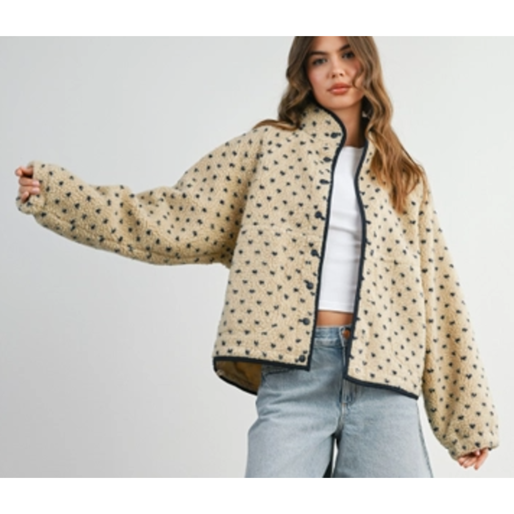 Buttermelon Buttermelon High Pile Fleece Puffer Jacket