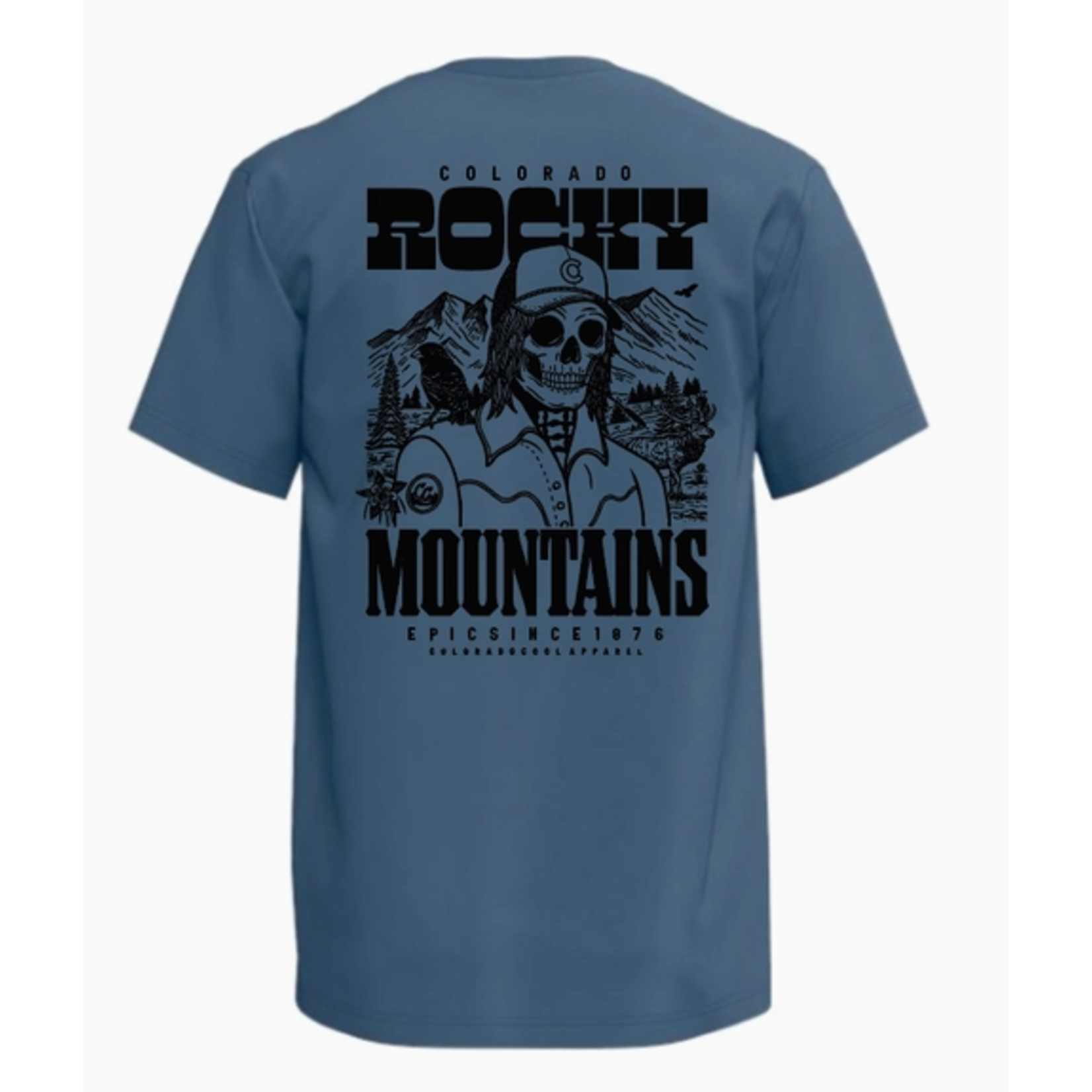 Coloradocool ColoradoCool Rocky Mountain Skeleton T-Shirt