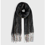 Coco & Carmen C+C Luna Oblong Scarf-Black