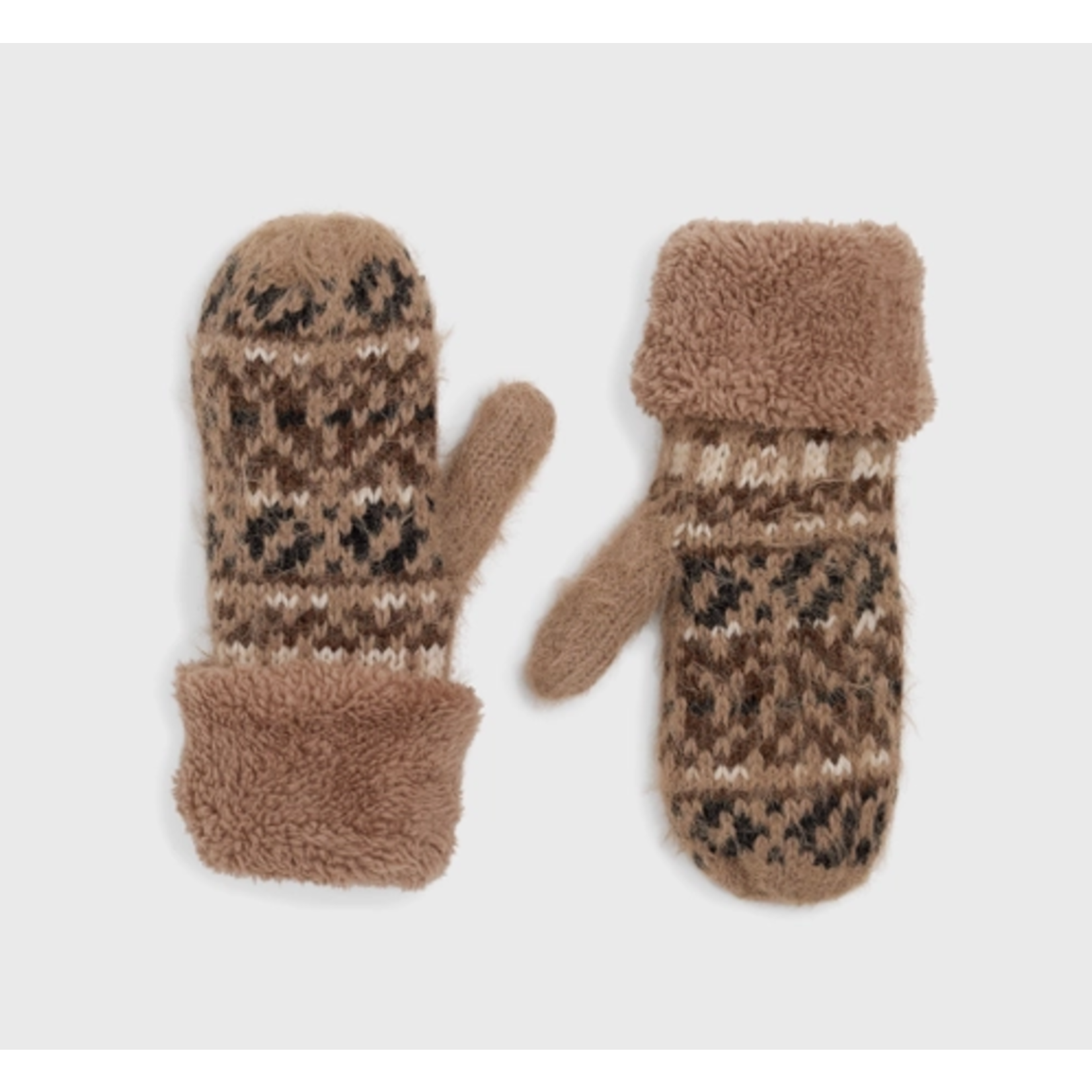 Coco & Carmen C+C Powder Ridge Mittens-Toffee