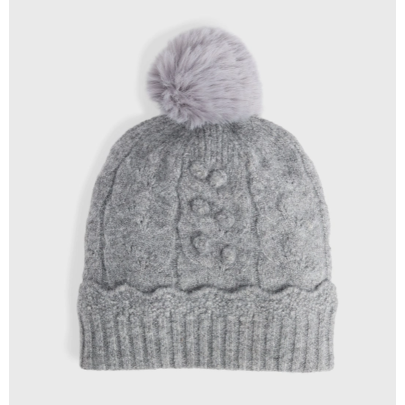 Coco & Carmen C+C Sweet Scallop Knit Hat