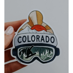 Sticker Girl Sticker Girl Colorado Goggles and Hat Vinyl Sticker