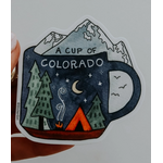 Sticker Girl Sticker Girl Cup of Colorado Vinyl Sticker