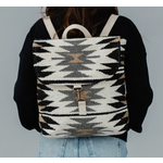 Panache Apparel Panache Cream & Black Aztec Backpack