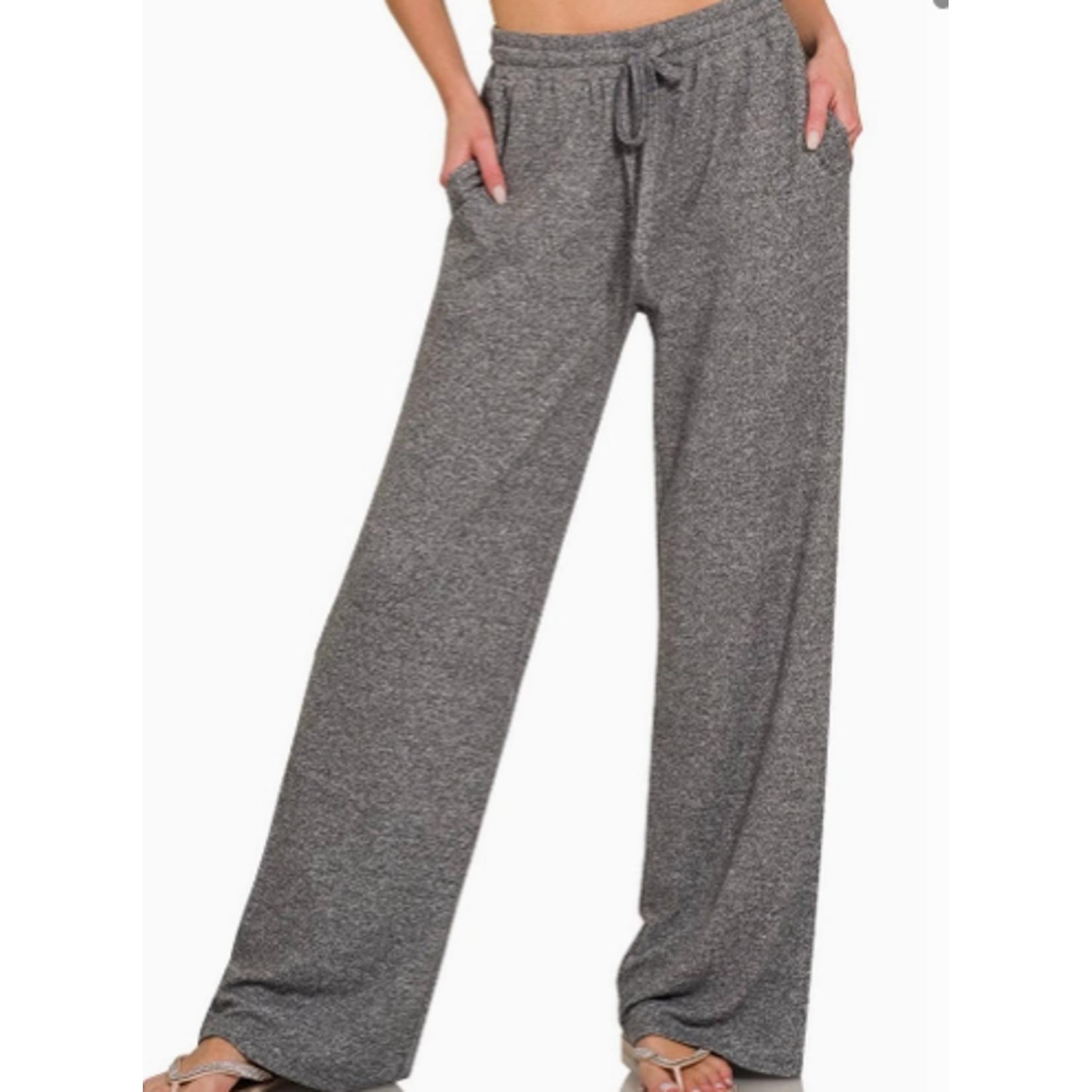 Vanilla Monkey VM Drawstring Elasticband Waist Wide Pants