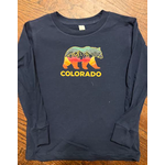 Mountain Standard Time Apparel MST Rainbow Bear Toddler LS