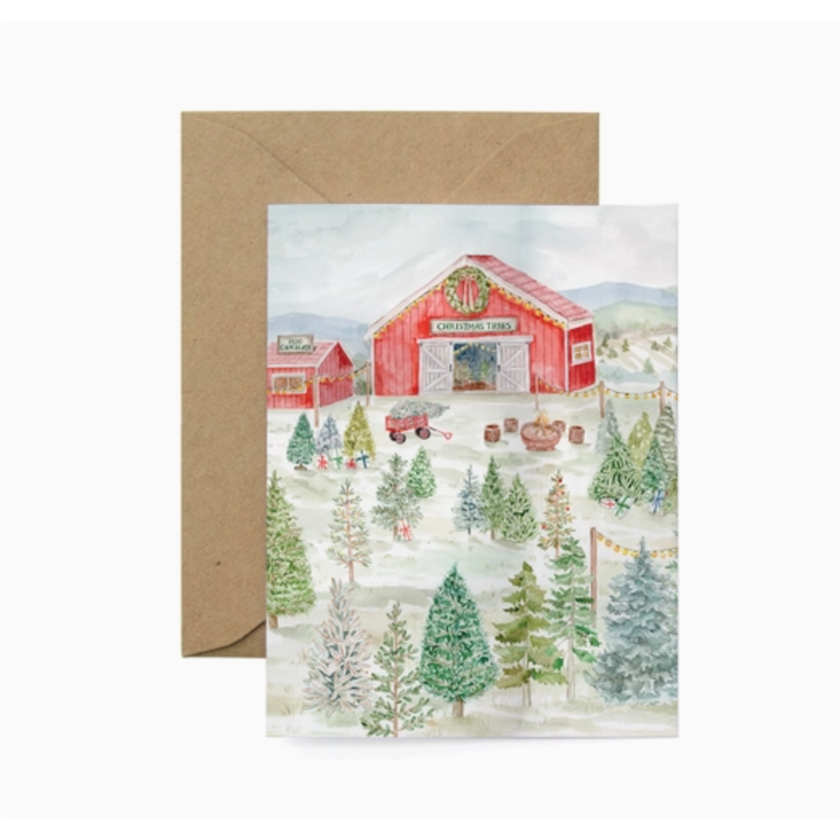 Lana's Shop Lana's Shop Christmas Tree Farm Greeting Card