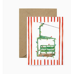 Lana's Shop Lana's Shop Ski Chair Lift Christmas Greeting Card