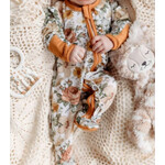 Ruffles & Bowties R&B Baby Girls Ruffle Sleeper