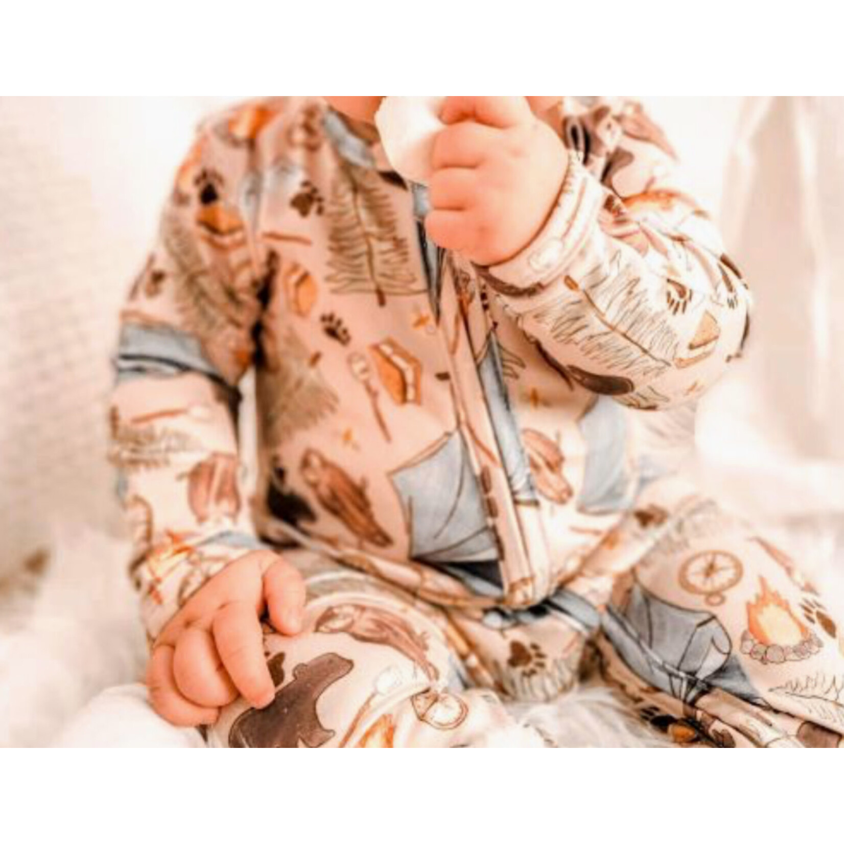 Ruffles & Bowties R&B Baby Unisex Sleeper Jumpsuit