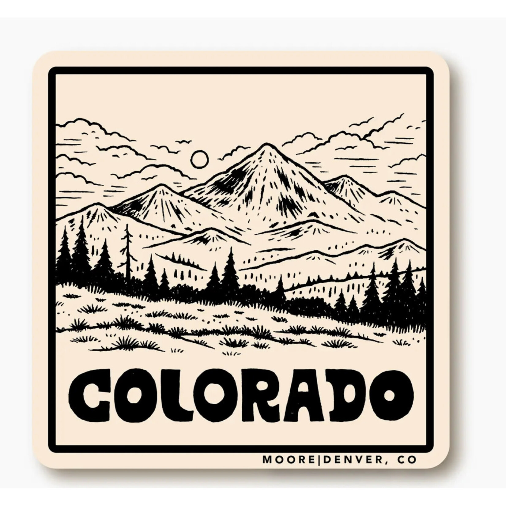Moore Moore Colorado Alpine Sticker