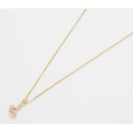 Admiral Row AR 14k Gold Filled Tiny Pave Snake Necklace 18”