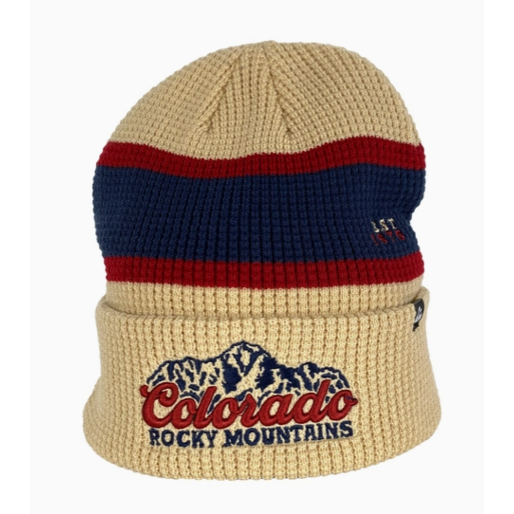 Coloradocool Coloradocool Heritage Colorado Beanie - Waffle - Beige