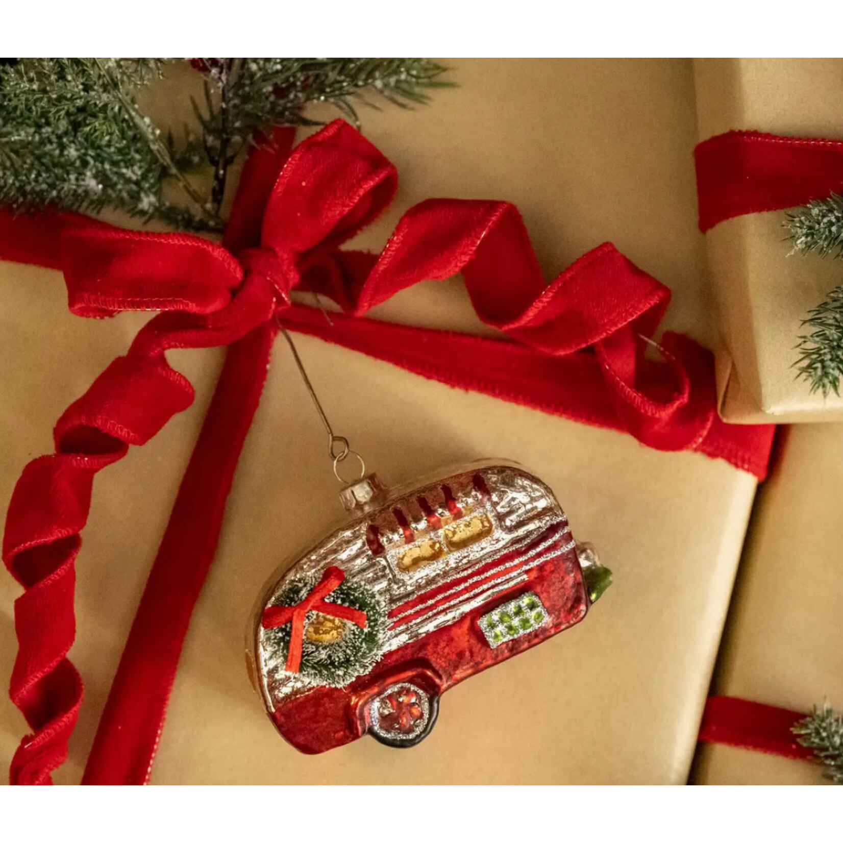 Ragon House Ragon House Red & White Ribbon Candy Ornament