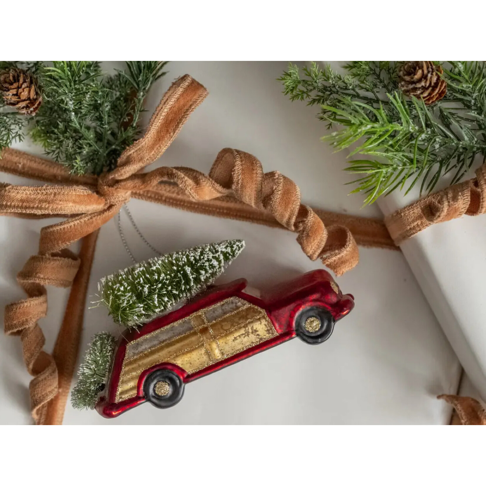 Ragon House Ragon House Red Woody Ornament