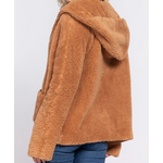 Active Basics AB Dolman Sleeve Hoodie Sherpa Jacket