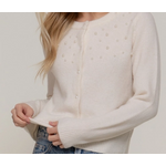 Active Basics AB Pearl Pearl Embellished Sweater Cardigan