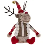 Boston Int. Boston Int 10" Tall Dasher Puffer Vest Reindeer Christmas