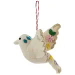 Boston Int. Boston Int 4" Peace Dove Felt Christmas Ornament