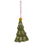Boston Int. Boston Int 4.25" Tall Christmas Tree Felt Christmas Ornament