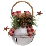 Boston Int. Boston Int Lg Garland Silver Bell Christmas Ornament