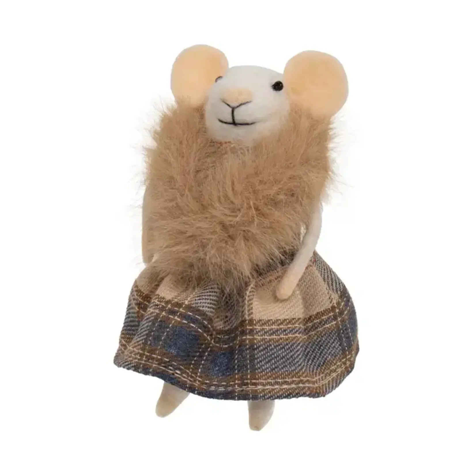 Bright Ideas Bright Ideas Ski Chalet Mouse Felted Ornament