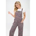 SM Wardrobe SMW  Poppy Floral Print Corduroy Overall