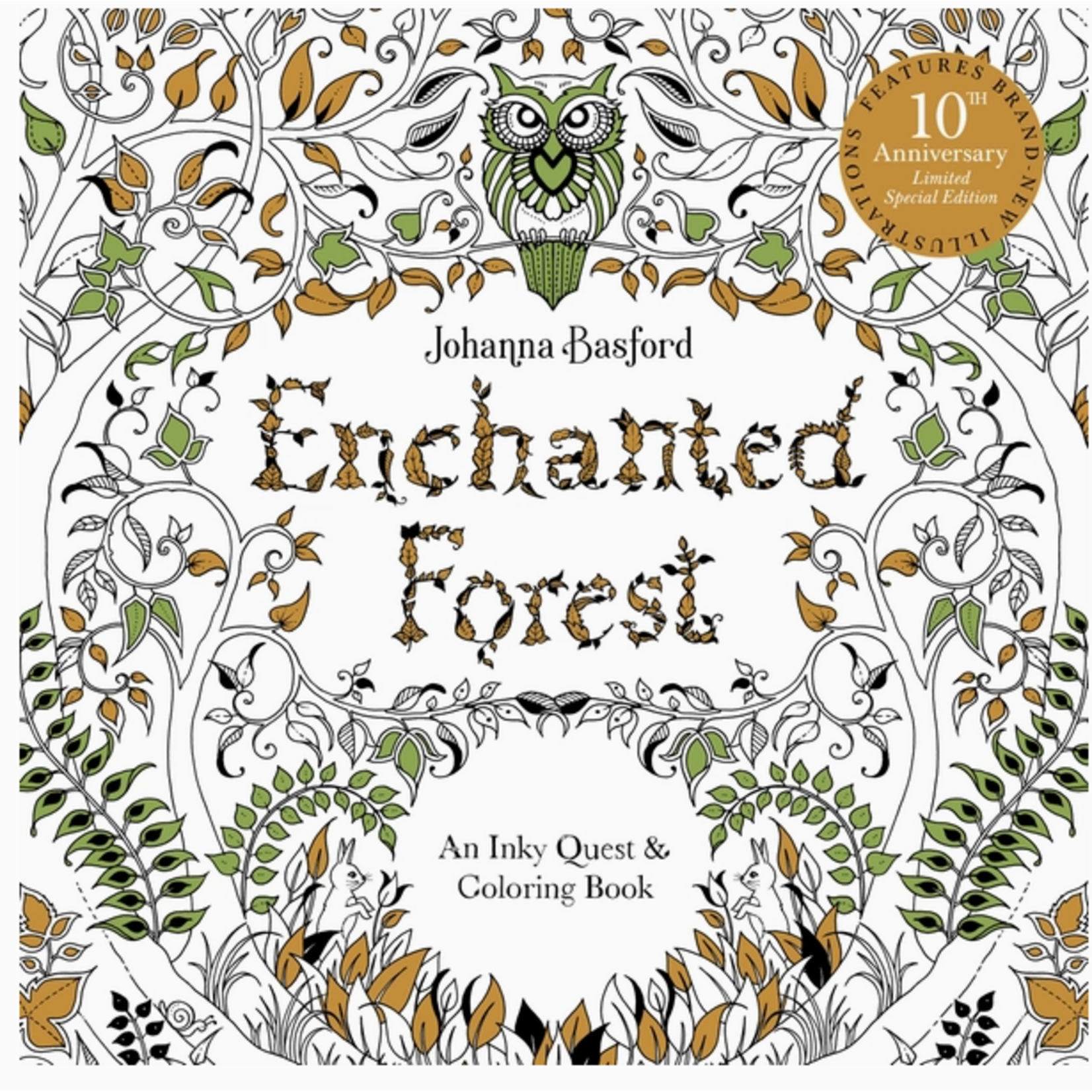 Chronicle Books CB  Enchanted Forest Coloring Book