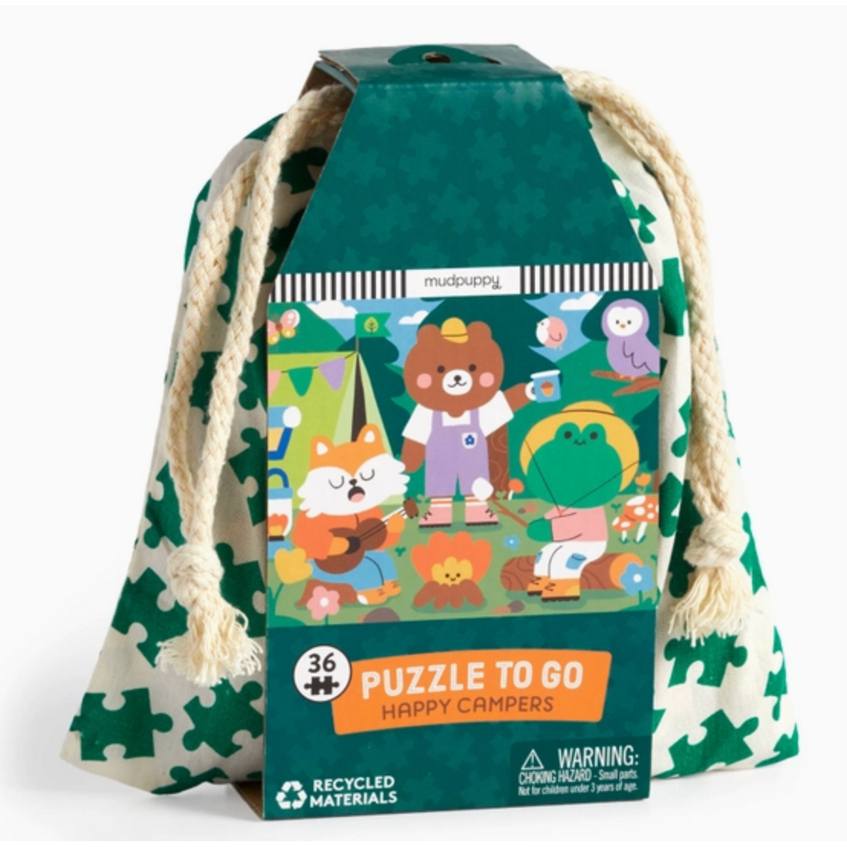 Chronicle Books CB Happy Campers 36 Piece Puzzle To Go