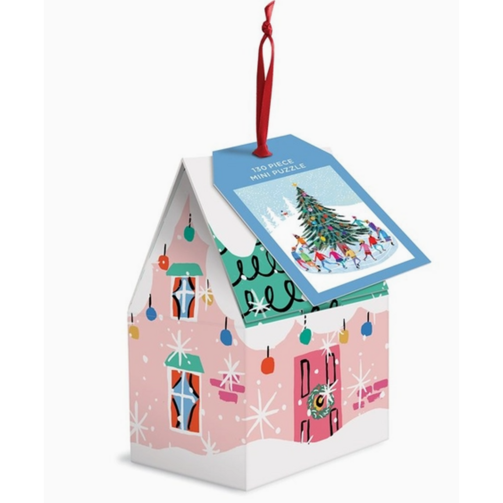 Chronicle Books CB Tree Skaters 130 Piece Puzzle Ornament