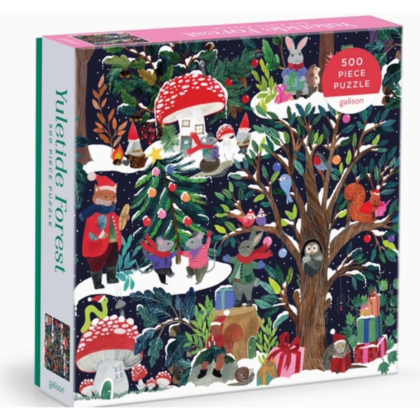 Chronicle Books CB Yuletide Forest 500 Piece Puzzle