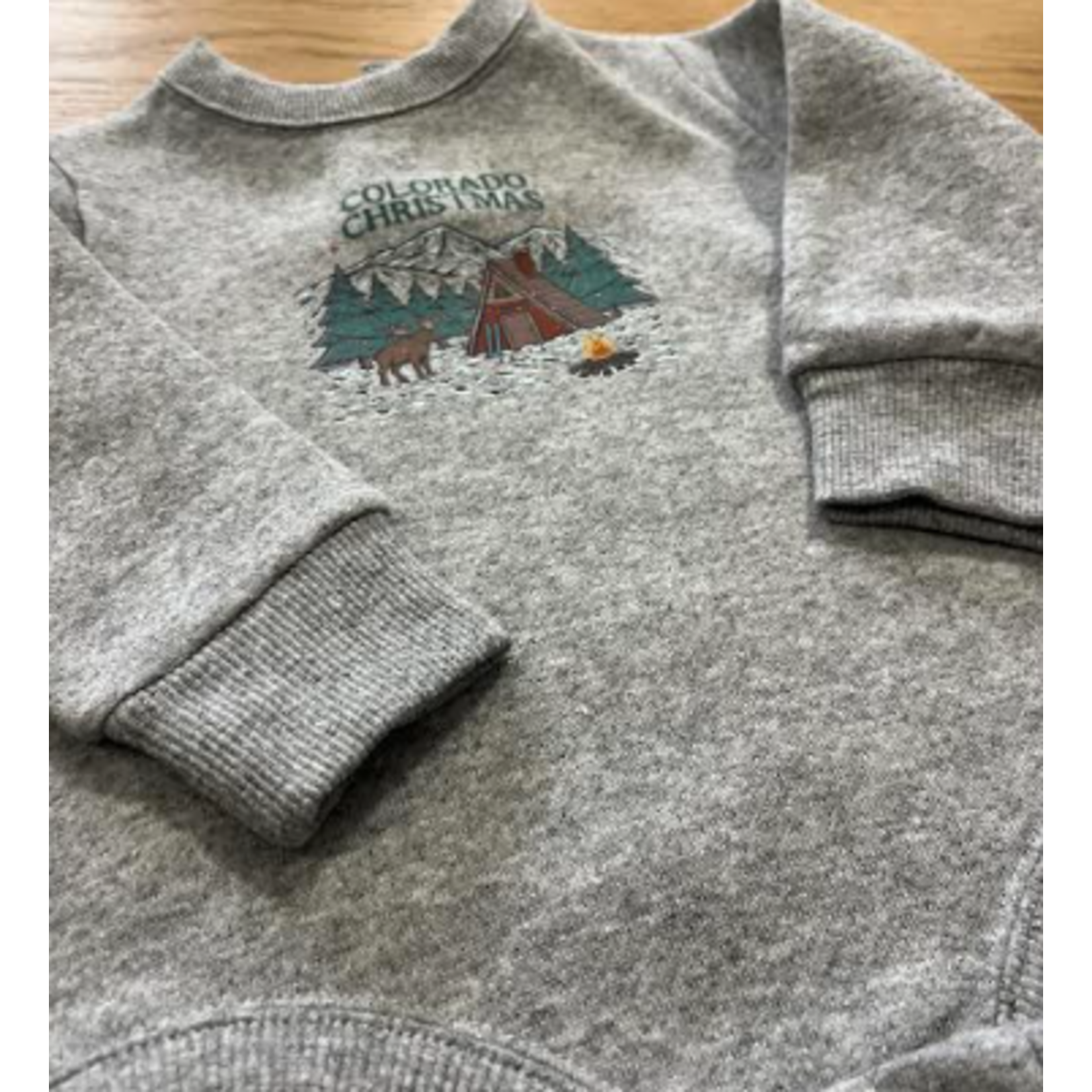 Mountain Standard Time Apparel MST Colorado Christmas Sweatshirt Onesie