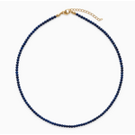 Ellison+Young E&Y Natural Stone Beads Necklace Lapis Blue