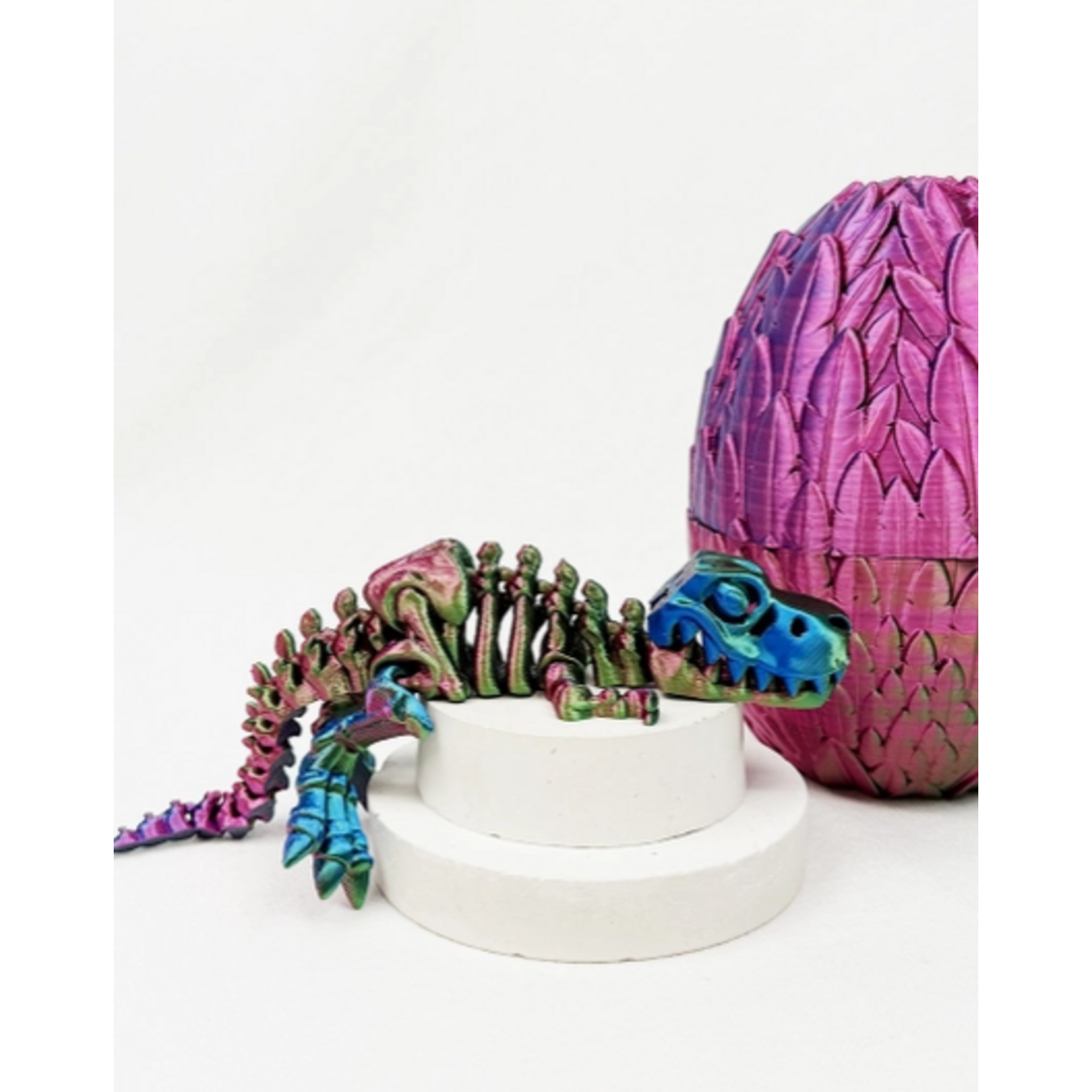 L&R 3D Printed Dinosaur in Surprising Egg Set