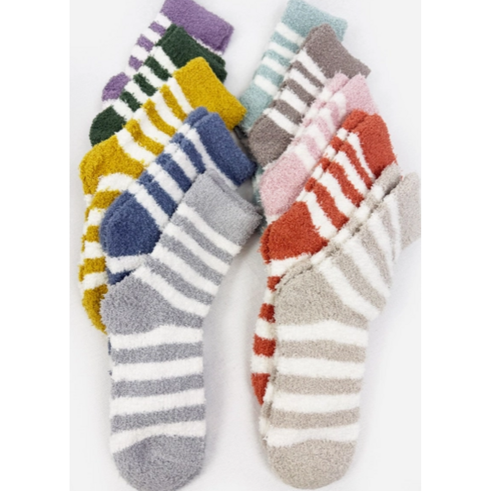 Love & Repeat L&R Cozy Stripe Pattern Socks