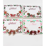 Love & Repeat L&R Cute Christmas Theme Sparkly Earrings