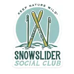 Keep Nature Wild KNW Snowslider Social Club Sticker