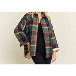 Madelyn Madelyn Plaid Sherpa Lined Shacket